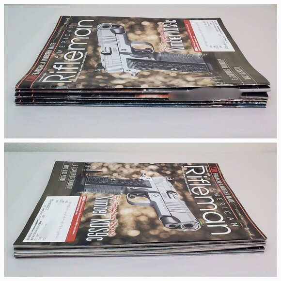 Lot of 6- American Rifleman Magazines Feb 2024-March 2025 Mixed Torn Covers READ - Picture 9 of 15